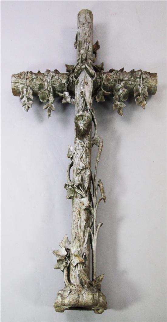 Cast iron crucifix